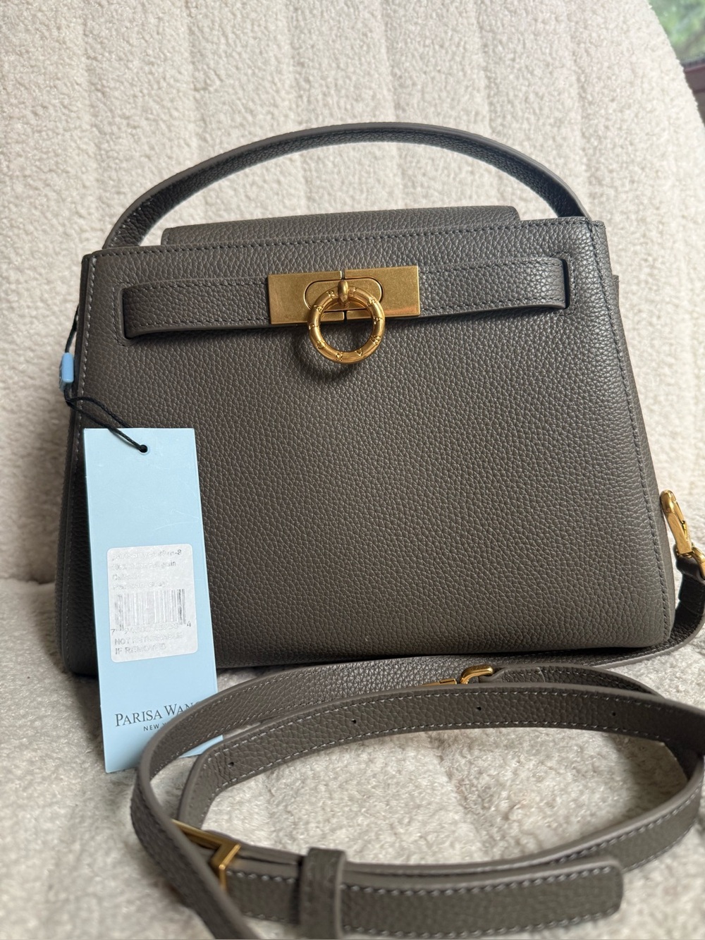 Parisa Wang Madison Top Handle Bag medium Parisan Grey